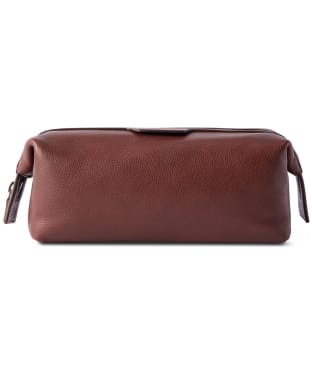 R.M. Williams Farrier Leather Washbag - Whiskey