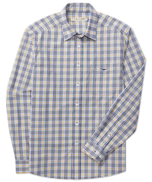 Men's R.M. Williams Organic Cotton Classic Shirt - Regular Fit - Blue / Yellow / White