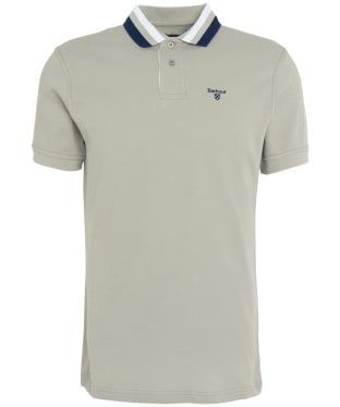 Men's Barbour Hawkeswater Tipped Polo Shirt - Forest Fog