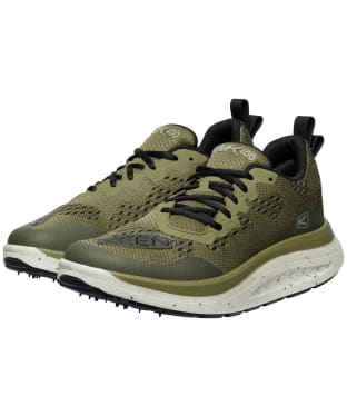 Men's KEEN WK400 Trainers - Martini Olive / Black