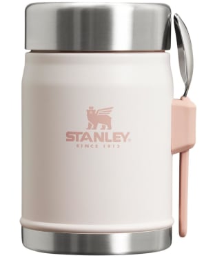 Stanley Legendary Stainless Steel Insulated Food Jar and Spork 0.4L - Rose Quartz