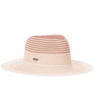 Women's Barbour Adria Ombre Fedora Summer Hat - Primrose Pink