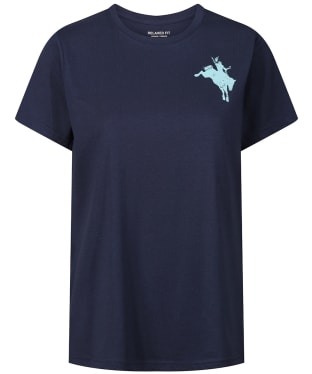 Women’s Ariat Bronco Short Sleeve T-Shirt - Navy