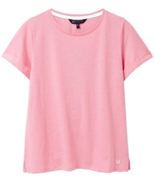 Women’s Crew Clothing Perfect Slub T-Shirt - Pink