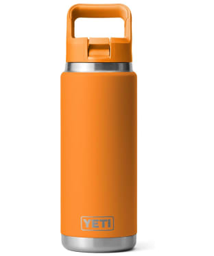 YETI Rambler 26oz Stainless Steel Vacuum Insulated Leakproof Straw Bottle - King Crab Orange