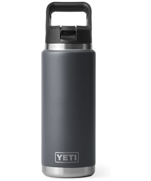 YETI Rambler 26oz Stainless Steel Vacuum Insulated Leakproof Straw Bottle - Charcoal