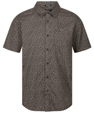 Men's Volcom Stone Mash Short Sleeve Shirt - Stealth