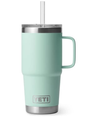 YETI Rambler 25oz Stainless Steel Vacuum Insulated Straw Mug - Seafoam