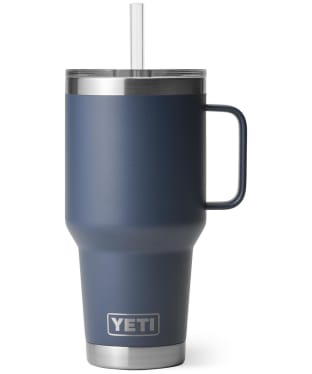 YETI Rambler 35oz Stainless Steel Vacuum Insulated Straw Mug - Navy