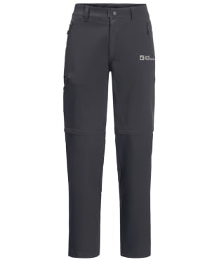 Men's Jack Wolfskin Active Track Zip Off Softshell Trousers - Night Blue