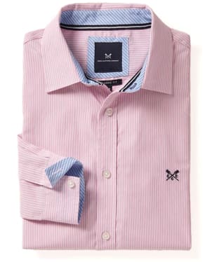 Men’s Crew Clothing Classic Micro Stripe Shirt - Classic Pink