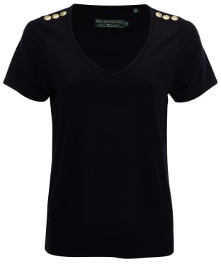 Women’s Holland Cooper V-Neck Relaxed T-Shirt - Black