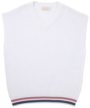 Hay Life Oversized Knitted Tank Top - White