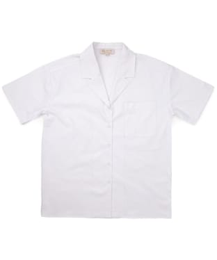 Hay Life Revere Collar Short Sleeve Box Shirt - White