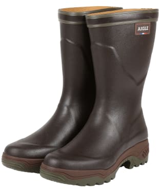 Aigle Parcours 2 Mid Height Wellington Boots - Brown