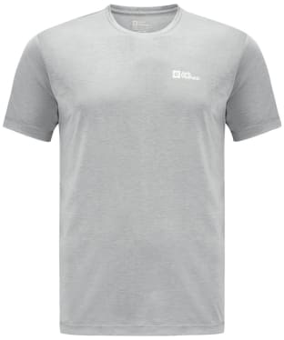 Men's Jack Wolfskin Vonnan Short Sleeve T-Shirt - Cool Grey