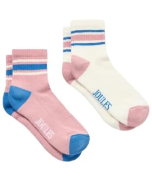 Women's Joules Volley Socks - Pink