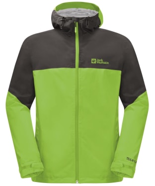Men's Jack Wolfskin Weiltal 2-Layer Waterproof Jacket - Fresh Green