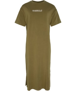 Women's Barbour International Sofia Midi Dress - Golden Khaki