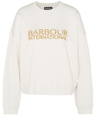 Women's Barbour International Carla Sweatshirt - Light Stone