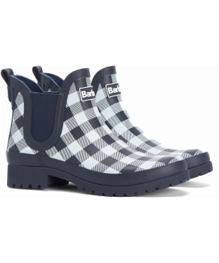 Women's Barbour Wilton Ankle Welly - NEW NAVY FLORAL