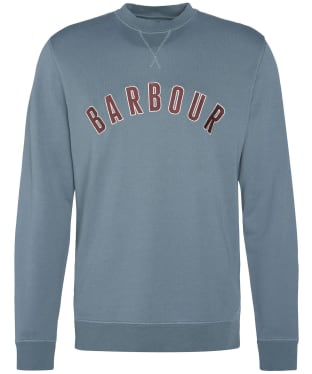 Men's Barbour Danby Logo Crew Neck Sweatshirt - Dark Slate