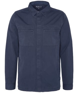 Men's Barbour Castlebay Garment Dyed Overshirt - Navy