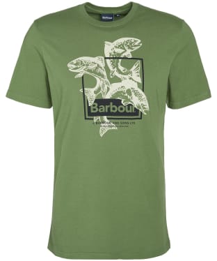 Men's Barbour Witton Graphic T-Shirt - Pea Green