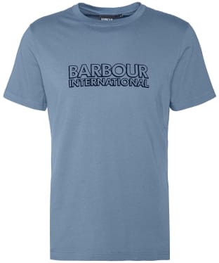 Men's Barbour International Hardy Graphic T-Shirt - Dusty Blue