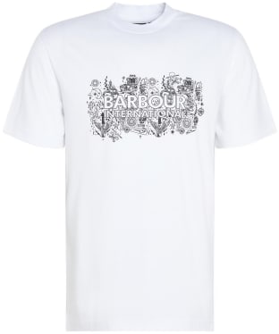 Men's Barbour International Ridley Graphic T-Shirt - Bright White
