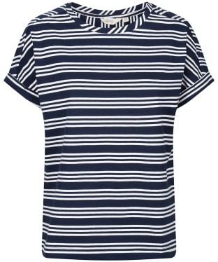 Women's Lily & Me Castaway T-Shirt - Navy / Ecru