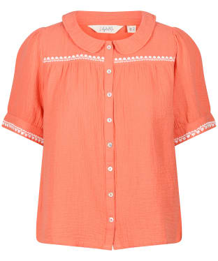 Women's Lily & Me Embroidered Lily Top - Sunset