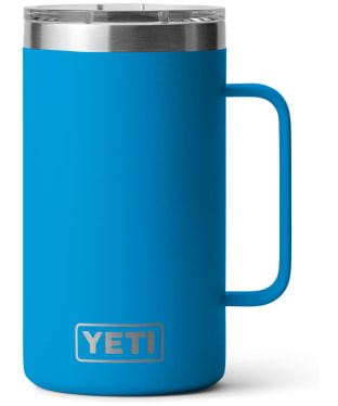 YETI Rambler 24oz Stainless Steel Vacuum Insulated Mug - Big Wave Blue