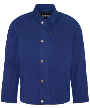 Men's Barbour Tracker Casual Cotton Jacket - Inky Blue