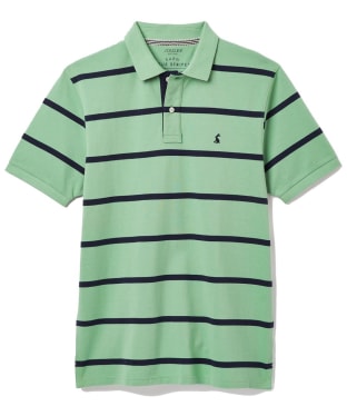 Men's Joules Filbert Polo Shirt - Green / Navy Stripe