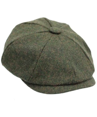 Heather Archie Wool Twill Tweed 8-Piece Cap - Forest