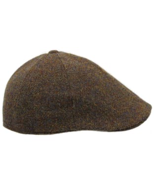 Heather Mallaig Harris Tweed Duckbill 6-Piece Cap - Brown Mix