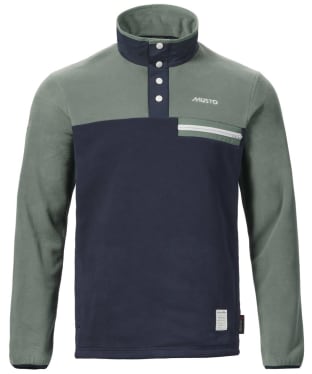 Men's Musto 64 Polartec Fleece Pullover - Navy / Duck Green