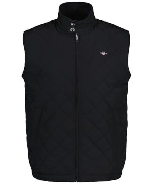 Men’s GANT Quilted Windcheater Vest - Black