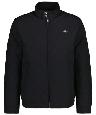 Men's GANT Quilted Windcheater Jacket - Black