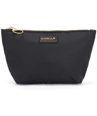 Women's Barbour International Qualify Washbag - Black