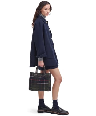 Women's Barbour Barrhill Tartan Tote Bag - Classic Tartan