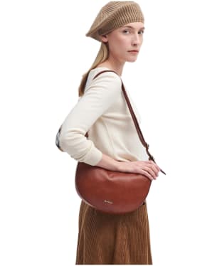 Women's Barbour Laire Leather Sling Bag - Brown