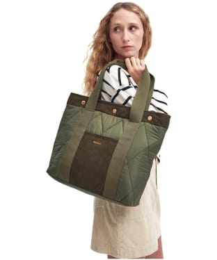 Women's Barbour Healy Tote Bag - Olive