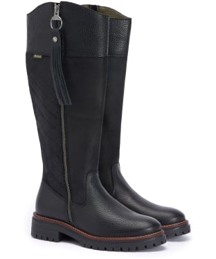 Women's Barbour Ingrid Tall Boots - Black