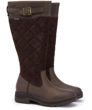 Women's Barbour Oak Tall Boots - Brown