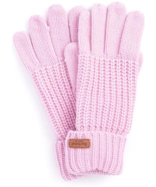 Women's Barbour Saltburn Knitted Gloves - Lavender Haze