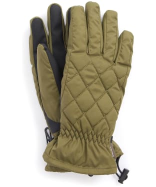 Women's Barbour Joni Gloves - Olive