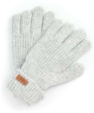 Women's Barbour Pendle Gloves - Light Grey