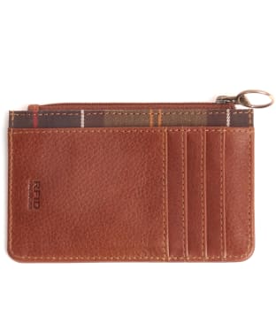 Women's Barbour Laire Leather Card Holder - Brown / Classic